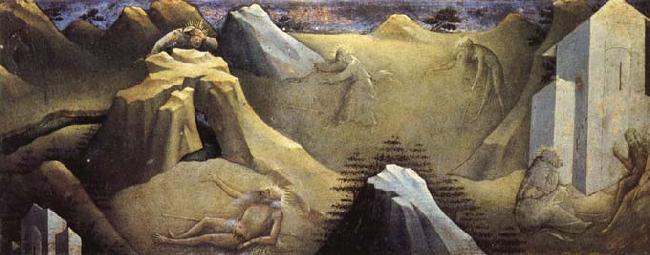 Lorenzo Monaco Scene from the Life of St.Onuphrius France oil painting art